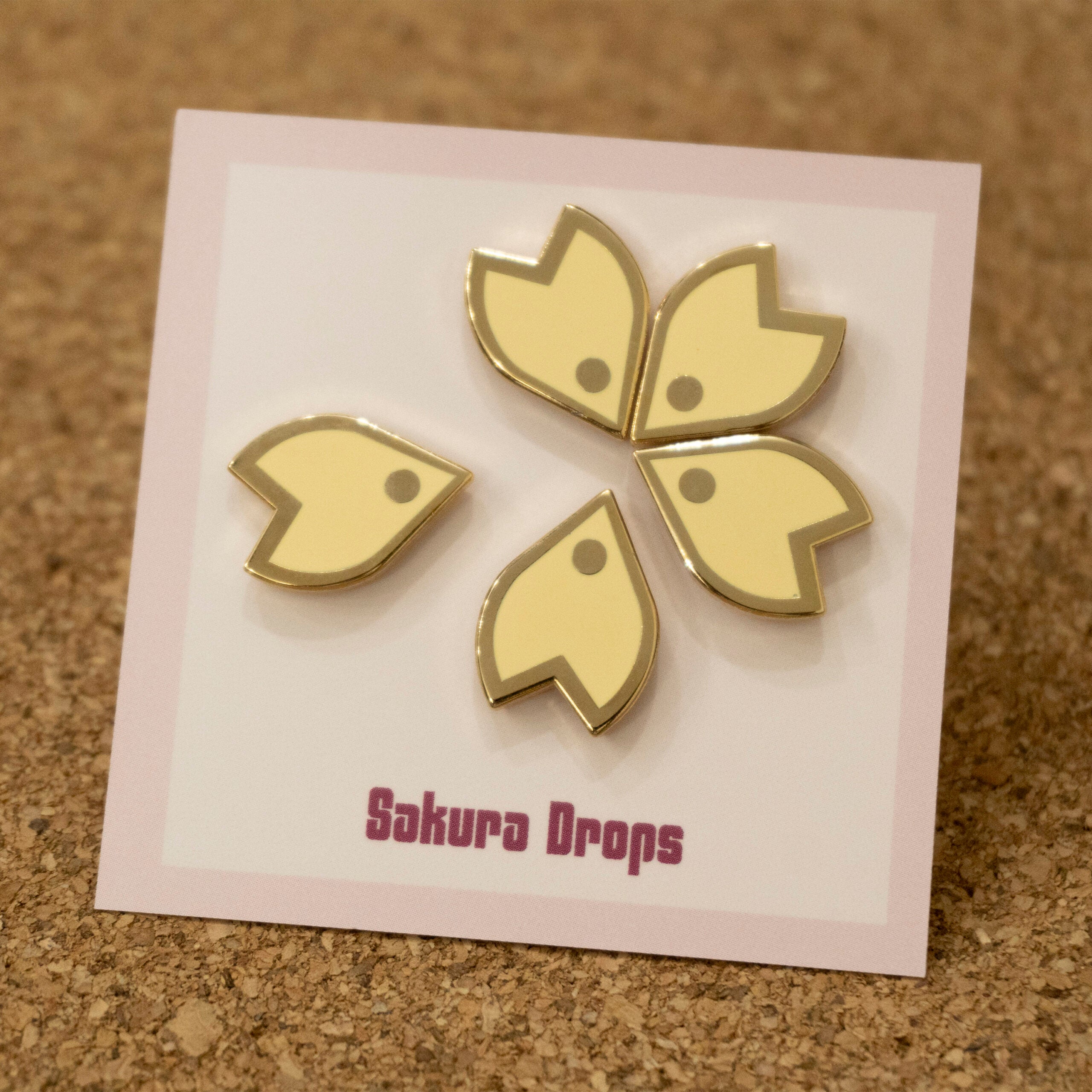 Sakura Drops | Full Blossom Enamel Pins